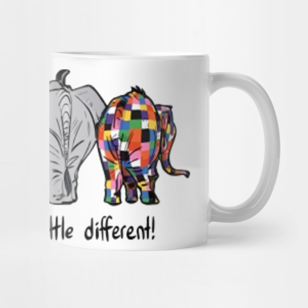 it's ok to be a little different elephant t shirt